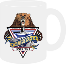 Load image into Gallery viewer, Navy - SSN California (SSN-781) Mugs
