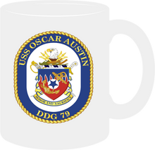 Load image into Gallery viewer, Navy - USS Oscar Austin (DDG 79) without Text - Mug
