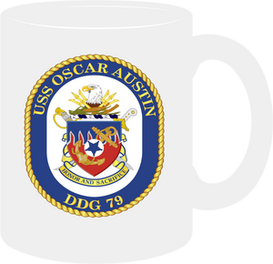 Navy - USS Oscar Austin (DDG 79) without Text - Mug