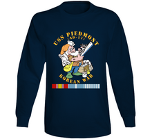 Load image into Gallery viewer, Navy - United States Ship Piedmont (AD-17) With Korean War Service Ribbons T Shirt, Hoodie and Long Sleeve
