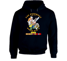 Load image into Gallery viewer, Navy - United States Ship Piedmont (AD-17) With Pacific Vietnam Service Ribbons World War II Hoodie
