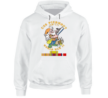 Load image into Gallery viewer, Navy - United States Ship Piedmont (AD-17) With Pacific Vietnam Service Ribbons World War II Hoodie
