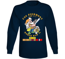 Load image into Gallery viewer, Navy - United States Ship Piedmont (AD-17) With Pacific Vietnam Service Ribbons World War II Long Sleeve
