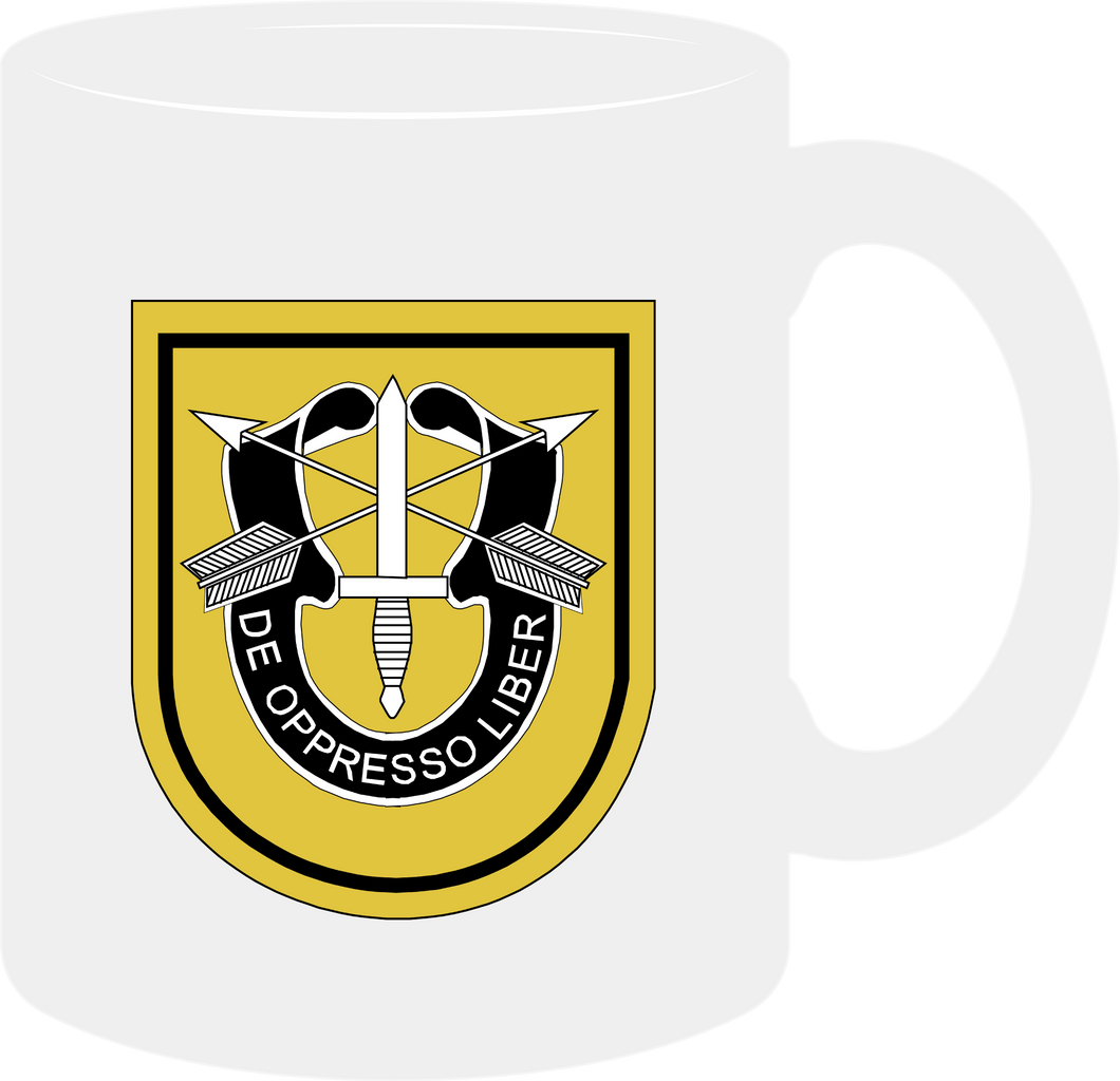 Special Operations Force - 1st SFG Flash wo Txt V1 - mug