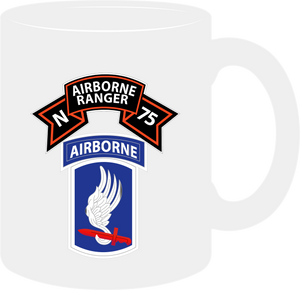 Ranger, N Company Scroll, 173rd Airborne Brigade, Vietnam Veteran Mug