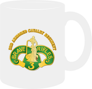 Shoulder Sleeve Insignia - 3rd Armored Cavalry Regiment w Txt - Mug