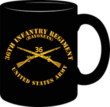 Load image into Gallery viewer, Army - 36th Infantry Regiment - Bayonets - Infantry Branch - Mug
