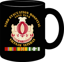 Load image into Gallery viewer, Army - 93rd Evacuation Hospital - Vietnam Veteran w SVC Ribbons - Mug
