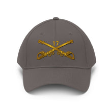 Load image into Gallery viewer, Twill Hat -  17th Cavalry - Vietnam Vet with 17th Cav Hat with LR Sleeve - Embroidery
