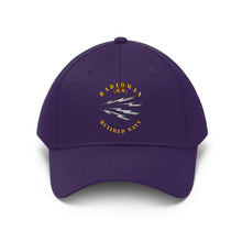 Load image into Gallery viewer, Twill Hat -  Navy - Radioman Rating - Retired with Navy Emblem and American Eagle - Embroidery
