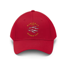 Load image into Gallery viewer, Twill Hat -  Navy - Radioman Rating - Retired with Navy Emblem and American Eagle - Embroidery
