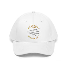 Load image into Gallery viewer, Twill Hat -  Navy - Radioman Rating - Retired with Navy Emblem and American Eagle - Embroidery
