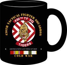 Load image into Gallery viewer, United States Air Force - 430th Tactical Fighter Squadron with COLD Service Ribbons - Mug

