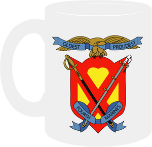 United States Marine Corps - 4th Marine Regiment - Mug