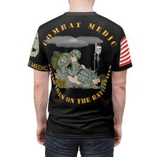 Load image into Gallery viewer, All Over Printing -Army - Combat Medic Veteran - Front Back - LR Sleeve
