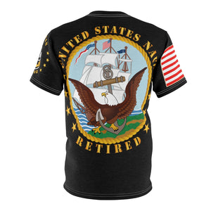 All Over Printing - Navy - Radioman Rating - Retired with Navy Emblem and American Eagle