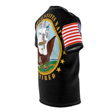 Load image into Gallery viewer, All Over Printing - Navy - Radioman Rating - Retired with Navy Emblem and American Eagle
