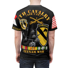 Load image into Gallery viewer, All Over Printing - Army - 1st Battalion, 7th Cavalry (Air Cav) Vietnam Veteran
