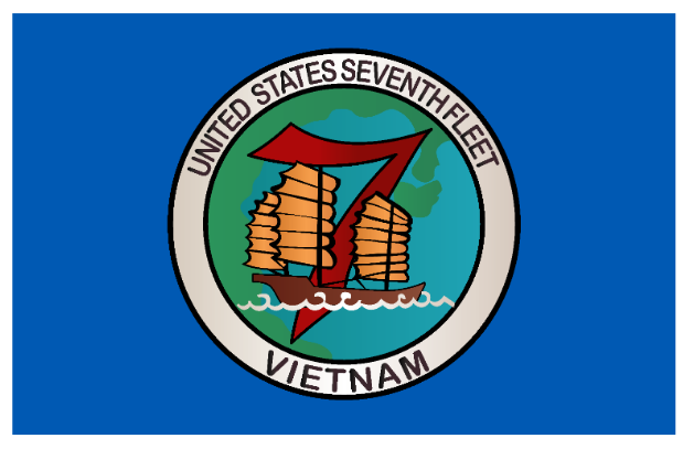 Rectangle Flags - United States Seventh Fleet - Vietnam