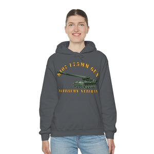 Unisex Heavy Blend™ Hooded Sweatshirt - Army - M107 - 175mm Gun - Artillery Veteran