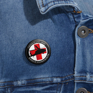 Custom Pin Buttons - Army MEDEVAC Critical Care Flight Paramedics V1