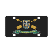 Load image into Gallery viewer, Army - 12th Special Forces Group - Flash w Br - Ribbon X 300 Classic License Plate
