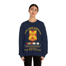 Load image into Gallery viewer, Unisex Heavy Blend Crewneck Sweatshirt - 84th Field Artillery Det - Grossengstingien - GE w COLD SVC
