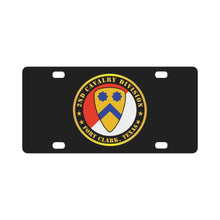 Load image into Gallery viewer, Army - 2nd Cavalry Division - Fort Clark TX Classic License Plate
