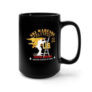 Black Mug 15oz - SOF - Navy Seals - Ski Warfare - Ski Combat - Winter Warfare X 300