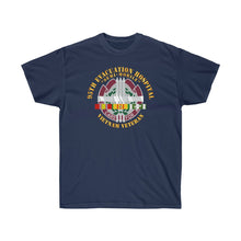 Load image into Gallery viewer, Unisex Ultra Cotton Tee - 95th Evacuation Hospital with SVC Ribbon - Vietnam  - Front/Back
