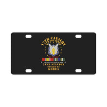 Load image into Gallery viewer, Army - 5th Squadron 17th Cavalry - Air Cav - Camp Stanton - Korea w KDSM SVC Classic License Plate

