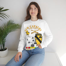 Load image into Gallery viewer, Unisex Heavy Blend Crewneck Sweatshirt - Army - 9th Cavalry (Air Cav) - 1st Cav Division w SVC
