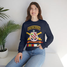 Load image into Gallery viewer, Unisex Heavy Blend Crewneck Sweatshirt -  Army - 8th Field Artillery w Br - Ribbon COLD WAR Vet Tab
