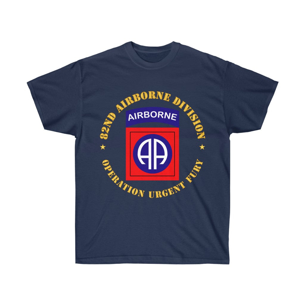 Unisex Ultra Cotton Tee - 82nd Airborne Division - Operation Urgent Fury