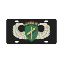 Load image into Gallery viewer, Army - USACAPOC Wings Classic License Plate
