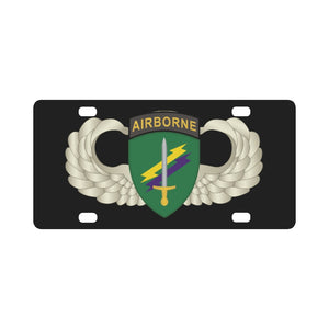 Army - USACAPOC Wings Classic License Plate