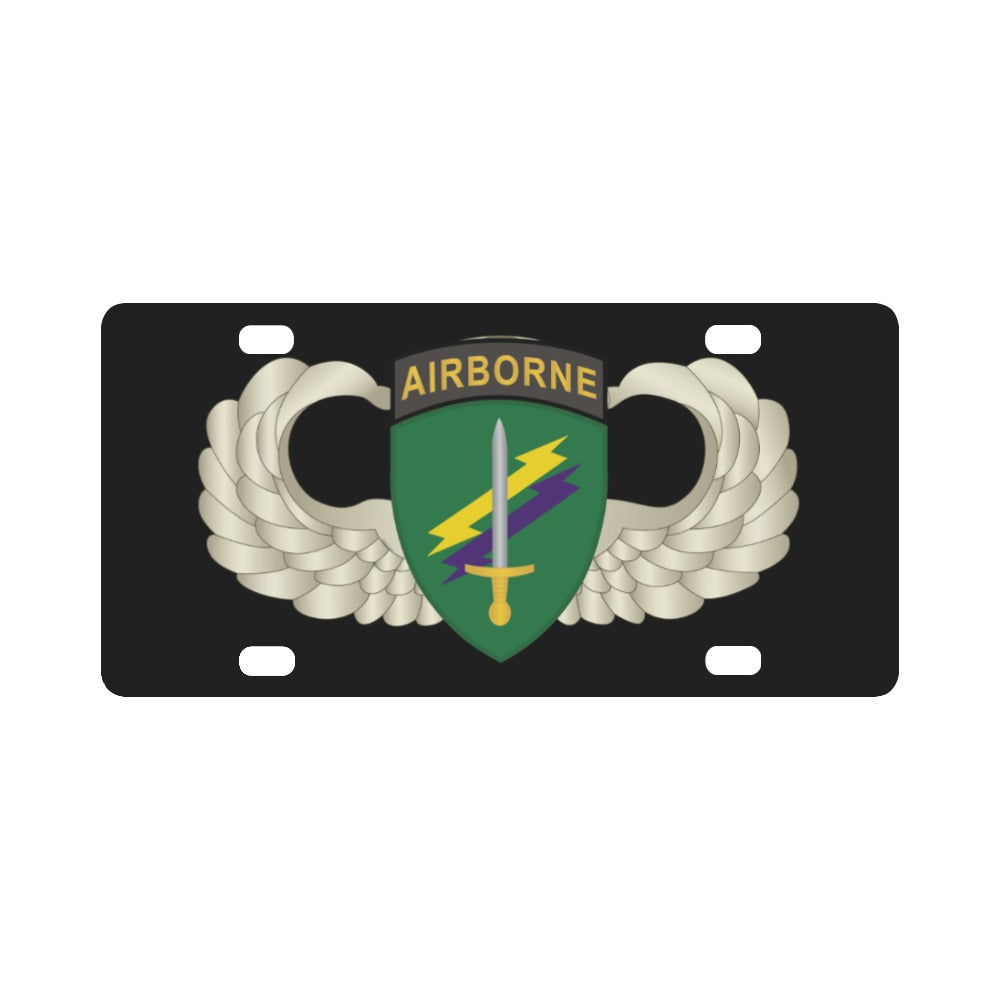 Army - USACAPOC Wings Classic License Plate