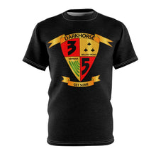 Load image into Gallery viewer, Unisex AOP Cut &amp; Sew Tee - USMC - 3rd Battalion, 5th Marines - DarkHorse wo Txt
