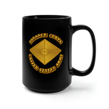 Load image into Gallery viewer, Black Mug 15oz - Army - Finance Corps
