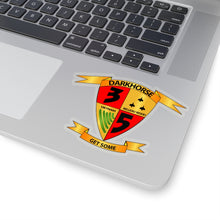 Load image into Gallery viewer, Kiss-Cut Stickers - USMC - 3rd Battalion, 5th Marines - DarkHorse wo Txt
