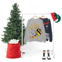 Load image into Gallery viewer, Unisex Heavy Blend Crewneck Sweatshirt - Army - 9th Cavalry (Air Cav) - 1st Cav Division w SVC
