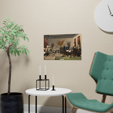 Load image into Gallery viewer, Horizontal Matte Poster - Declaration of Independence - Debate with Title

