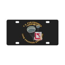 Load image into Gallery viewer, Army - US Paratrooper - 19th Engineer Battalion Classic License Plate
