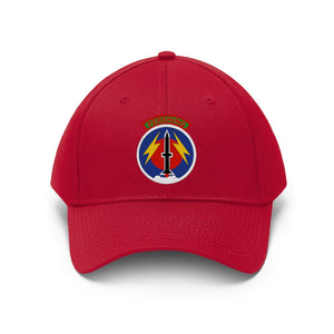 Twill Hat - Army - 56th Artillery Command with Pershing Tab - Hat - Direct to Garment (DTG) - Printed