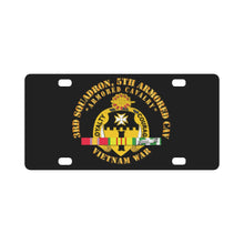 Load image into Gallery viewer, Army - 3rd Squadron, 5th Armored Cav w SVC Classic License Plate
