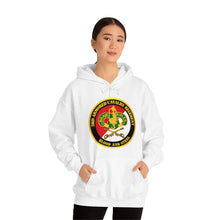 Load image into Gallery viewer, Unisex Heavy Blend Hooded Sweatshirt - Army - 3rd Armored Cavalry Regiment DUI - Red White - Blood and Steel
