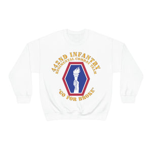 Unisex Heavy Blend Crewneck Sweatshirt - Army - 442nd Infantry Regimental Combat Team X 300