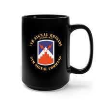 Load image into Gallery viewer, Black Mug 15oz - Army - 7th Signal Brigade Germany - 5th Signal Command X 300
