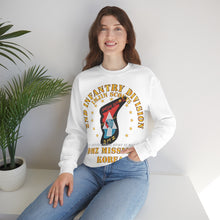 Load image into Gallery viewer, Unisex Heavy Blend Crewneck Sweatshirt - Army - 2nd Infantry Division - ImJin Scout -DMZ Missions
