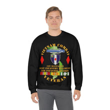 Load image into Gallery viewer, Unisex Heavy Blend Crewneck Sweatshirt - Army - Vietnam Combat Vet - 1st Bn 61st Infantry - 5th Inf Div Ssi
